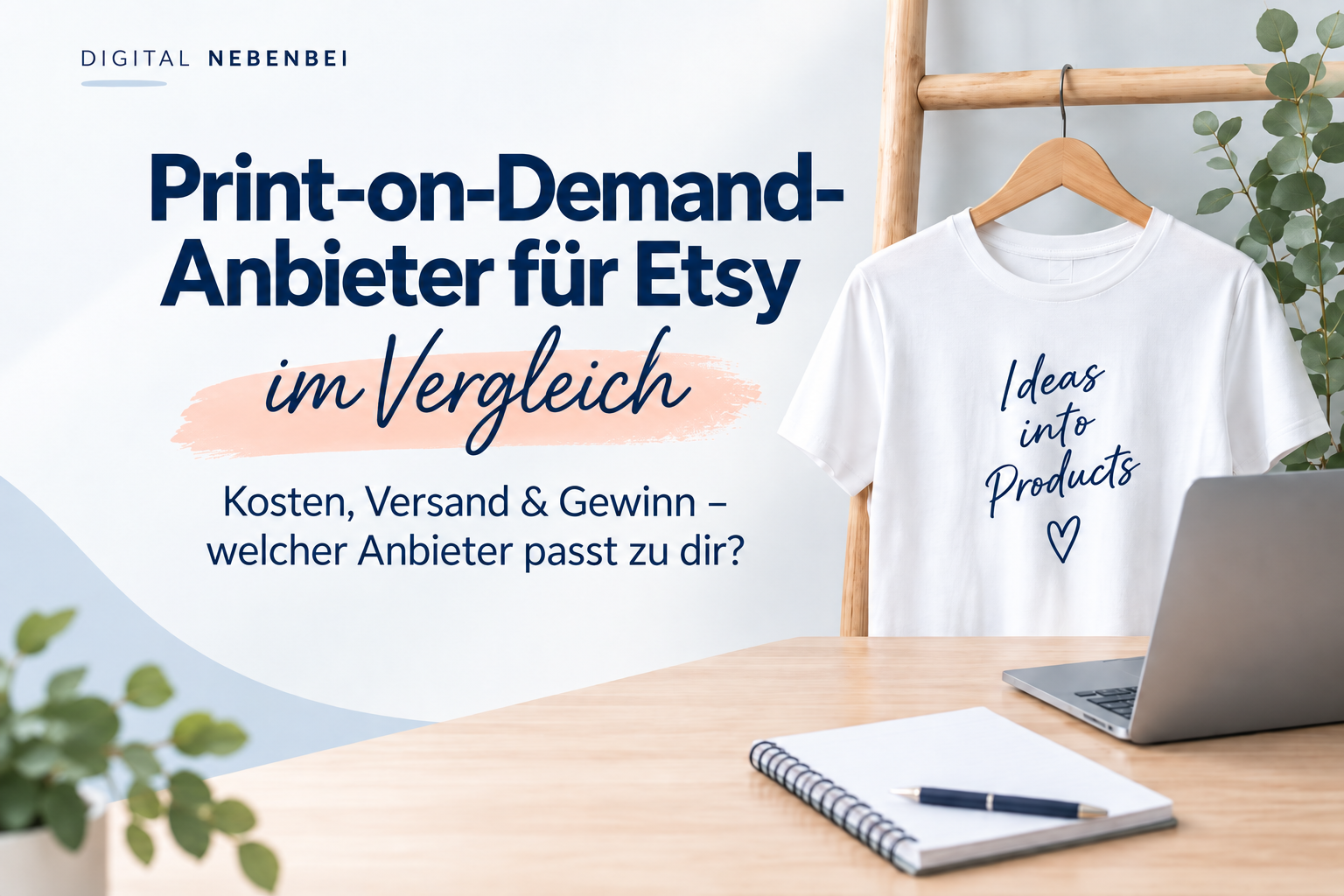 Print-on-Demand-Anbieter für Etsy im Vergleich: Printful, Printify und Gelato
